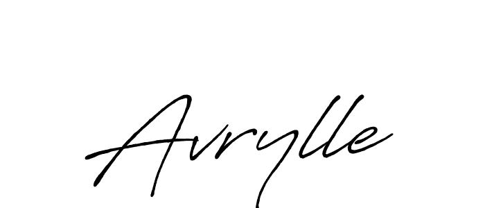 How to make Avrylle signature? Antro_Vectra_Bolder is a professional autograph style. Create handwritten signature for Avrylle name. Avrylle signature style 7 images and pictures png