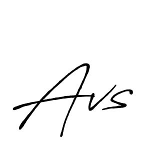 Avs stylish signature style. Best Handwritten Sign (Antro_Vectra_Bolder) for my name. Handwritten Signature Collection Ideas for my name Avs. Avs signature style 7 images and pictures png
