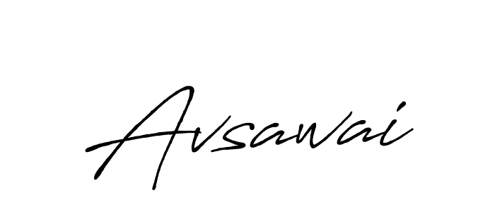 How to make Avsawai signature? Antro_Vectra_Bolder is a professional autograph style. Create handwritten signature for Avsawai name. Avsawai signature style 7 images and pictures png