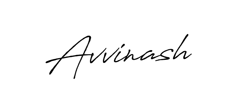 Design your own signature with our free online signature maker. With this signature software, you can create a handwritten (Antro_Vectra_Bolder) signature for name Avvinash. Avvinash signature style 7 images and pictures png