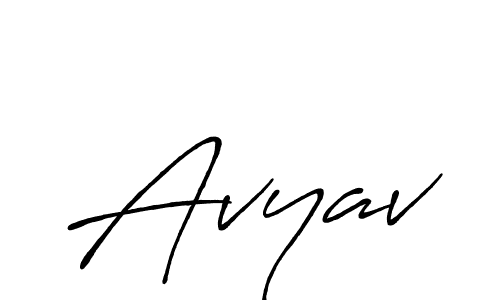 Similarly Antro_Vectra_Bolder is the best handwritten signature design. Signature creator online .You can use it as an online autograph creator for name Avyav. Avyav signature style 7 images and pictures png