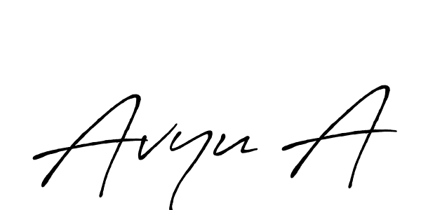 Antro_Vectra_Bolder is a professional signature style that is perfect for those who want to add a touch of class to their signature. It is also a great choice for those who want to make their signature more unique. Get Avyu A name to fancy signature for free. Avyu A signature style 7 images and pictures png