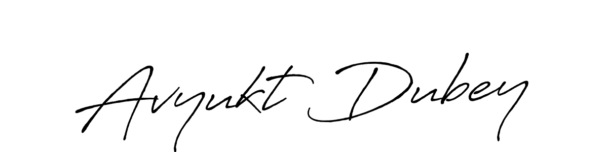 It looks lik you need a new signature style for name Avyukt Dubey. Design unique handwritten (Antro_Vectra_Bolder) signature with our free signature maker in just a few clicks. Avyukt Dubey signature style 7 images and pictures png