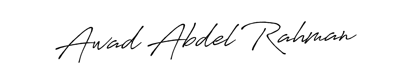 if you are searching for the best signature style for your name Awad Abdel Rahman. so please give up your signature search. here we have designed multiple signature styles  using Antro_Vectra_Bolder. Awad Abdel Rahman signature style 7 images and pictures png