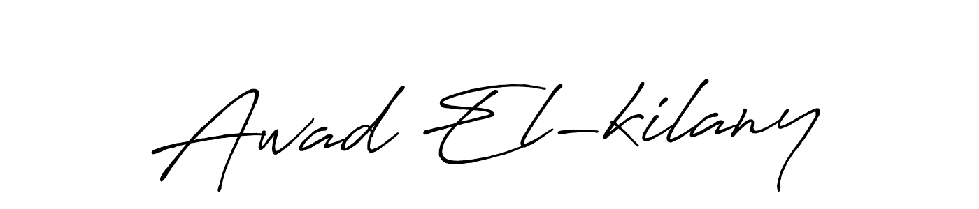 Use a signature maker to create a handwritten signature online. With this signature software, you can design (Antro_Vectra_Bolder) your own signature for name Awad El-kilany. Awad El-kilany signature style 7 images and pictures png