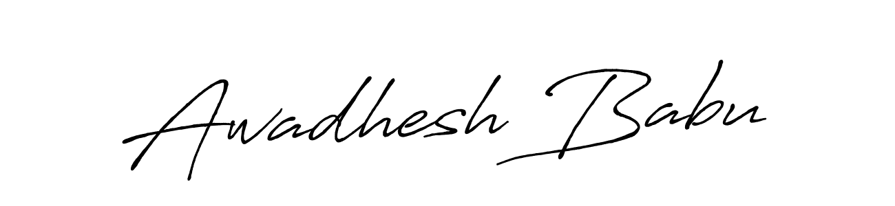 Once you've used our free online signature maker to create your best signature Antro_Vectra_Bolder style, it's time to enjoy all of the benefits that Awadhesh Babu name signing documents. Awadhesh Babu signature style 7 images and pictures png