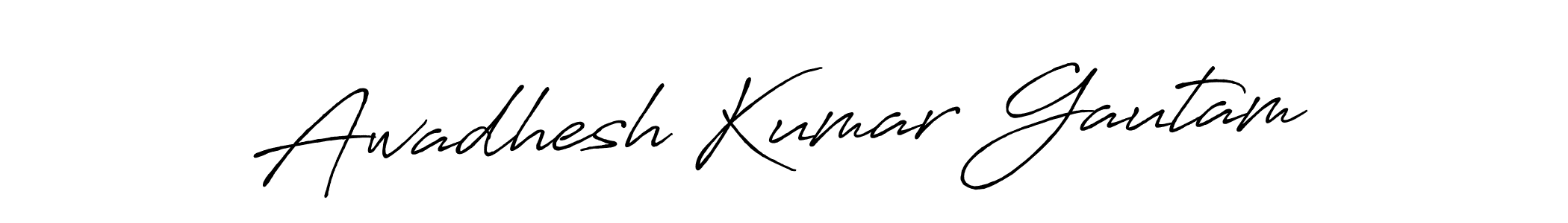 Awadhesh Kumar Gautam stylish signature style. Best Handwritten Sign (Antro_Vectra_Bolder) for my name. Handwritten Signature Collection Ideas for my name Awadhesh Kumar Gautam. Awadhesh Kumar Gautam signature style 7 images and pictures png