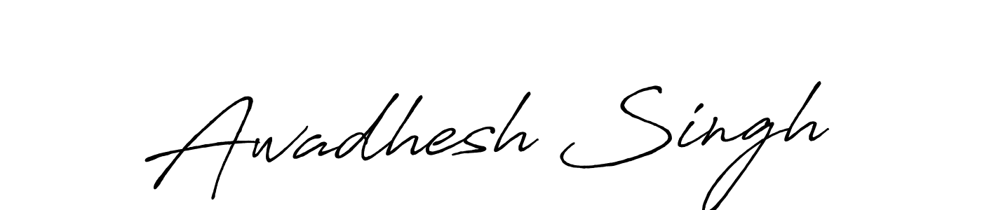 It looks lik you need a new signature style for name Awadhesh Singh. Design unique handwritten (Antro_Vectra_Bolder) signature with our free signature maker in just a few clicks. Awadhesh Singh signature style 7 images and pictures png