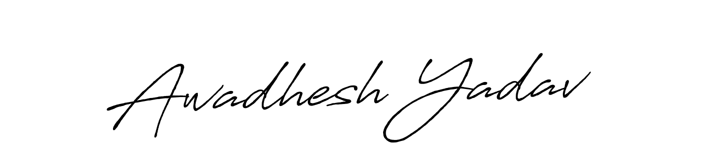 Awadhesh Yadav stylish signature style. Best Handwritten Sign (Antro_Vectra_Bolder) for my name. Handwritten Signature Collection Ideas for my name Awadhesh Yadav. Awadhesh Yadav signature style 7 images and pictures png