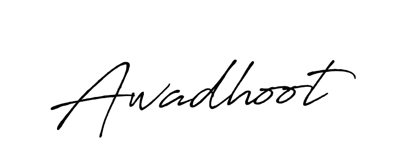 Make a beautiful signature design for name Awadhoot. Use this online signature maker to create a handwritten signature for free. Awadhoot signature style 7 images and pictures png