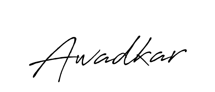 Awadkar stylish signature style. Best Handwritten Sign (Antro_Vectra_Bolder) for my name. Handwritten Signature Collection Ideas for my name Awadkar. Awadkar signature style 7 images and pictures png