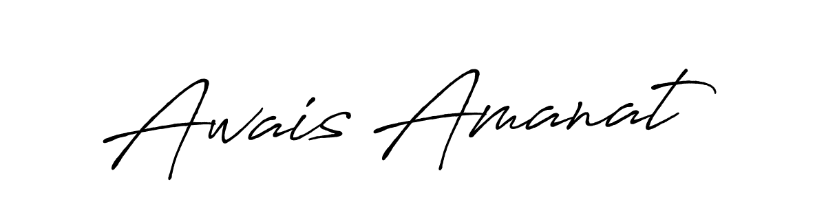 How to make Awais Amanat signature? Antro_Vectra_Bolder is a professional autograph style. Create handwritten signature for Awais Amanat name. Awais Amanat signature style 7 images and pictures png