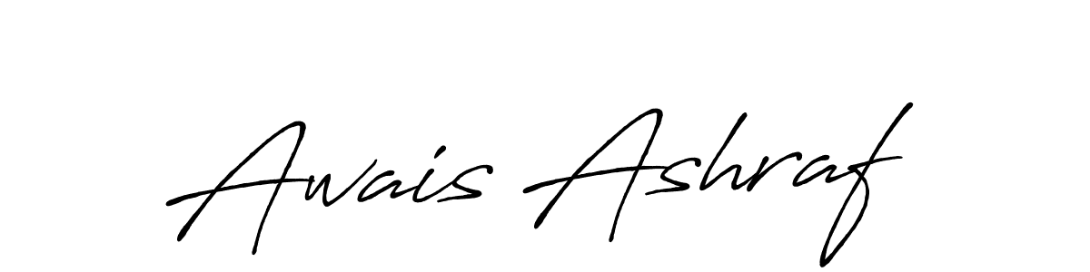 The best way (Antro_Vectra_Bolder) to make a short signature is to pick only two or three words in your name. The name Awais Ashraf include a total of six letters. For converting this name. Awais Ashraf signature style 7 images and pictures png