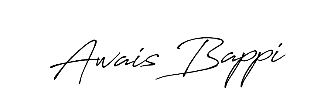You should practise on your own different ways (Antro_Vectra_Bolder) to write your name (Awais Bappi) in signature. don't let someone else do it for you. Awais Bappi signature style 7 images and pictures png