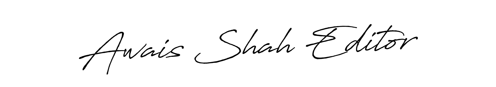 It looks lik you need a new signature style for name Awais Shah Editor. Design unique handwritten (Antro_Vectra_Bolder) signature with our free signature maker in just a few clicks. Awais Shah Editor signature style 7 images and pictures png