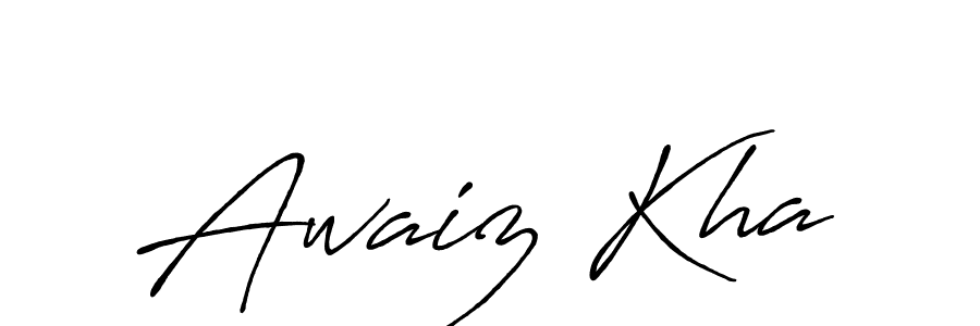 Similarly Antro_Vectra_Bolder is the best handwritten signature design. Signature creator online .You can use it as an online autograph creator for name Awaiz Kha. Awaiz Kha signature style 7 images and pictures png