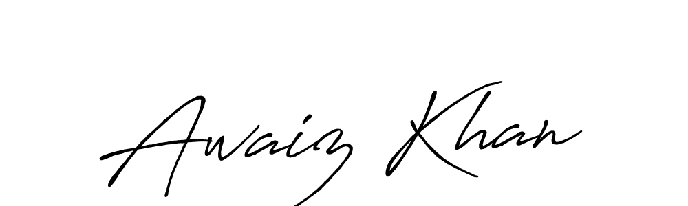 if you are searching for the best signature style for your name Awaiz Khan. so please give up your signature search. here we have designed multiple signature styles  using Antro_Vectra_Bolder. Awaiz Khan signature style 7 images and pictures png