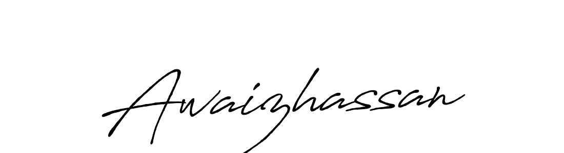 How to Draw Awaizhassan signature style? Antro_Vectra_Bolder is a latest design signature styles for name Awaizhassan. Awaizhassan signature style 7 images and pictures png