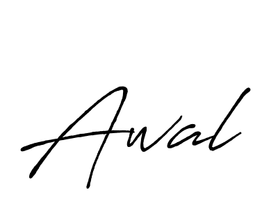 You should practise on your own different ways (Antro_Vectra_Bolder) to write your name (Awal) in signature. don't let someone else do it for you. Awal signature style 7 images and pictures png