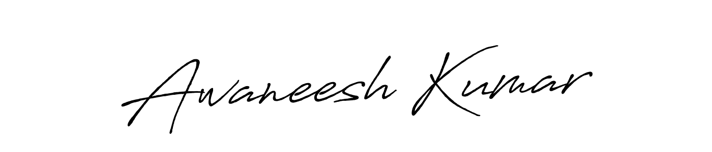 How to make Awaneesh Kumar signature? Antro_Vectra_Bolder is a professional autograph style. Create handwritten signature for Awaneesh Kumar name. Awaneesh Kumar signature style 7 images and pictures png