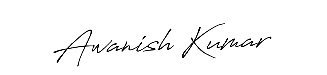 Make a beautiful signature design for name Awanish Kumar. Use this online signature maker to create a handwritten signature for free. Awanish Kumar signature style 7 images and pictures png