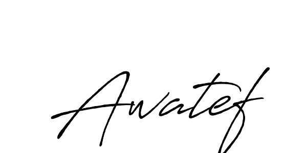 Antro_Vectra_Bolder is a professional signature style that is perfect for those who want to add a touch of class to their signature. It is also a great choice for those who want to make their signature more unique. Get Awatef name to fancy signature for free. Awatef signature style 7 images and pictures png