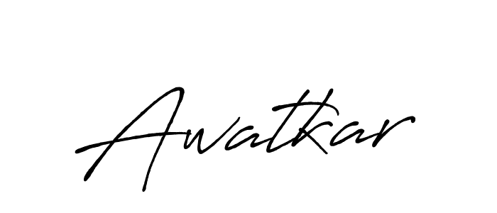 Awatkar stylish signature style. Best Handwritten Sign (Antro_Vectra_Bolder) for my name. Handwritten Signature Collection Ideas for my name Awatkar. Awatkar signature style 7 images and pictures png