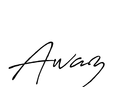 if you are searching for the best signature style for your name Awaz. so please give up your signature search. here we have designed multiple signature styles  using Antro_Vectra_Bolder. Awaz signature style 7 images and pictures png