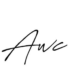 Antro_Vectra_Bolder is a professional signature style that is perfect for those who want to add a touch of class to their signature. It is also a great choice for those who want to make their signature more unique. Get Awc name to fancy signature for free. Awc signature style 7 images and pictures png