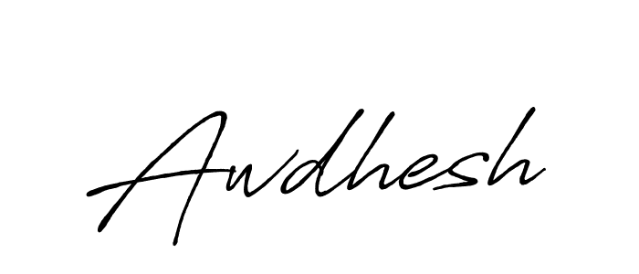 How to make Awdhesh signature? Antro_Vectra_Bolder is a professional autograph style. Create handwritten signature for Awdhesh name. Awdhesh signature style 7 images and pictures png