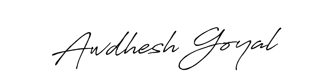 This is the best signature style for the Awdhesh Goyal name. Also you like these signature font (Antro_Vectra_Bolder). Mix name signature. Awdhesh Goyal signature style 7 images and pictures png