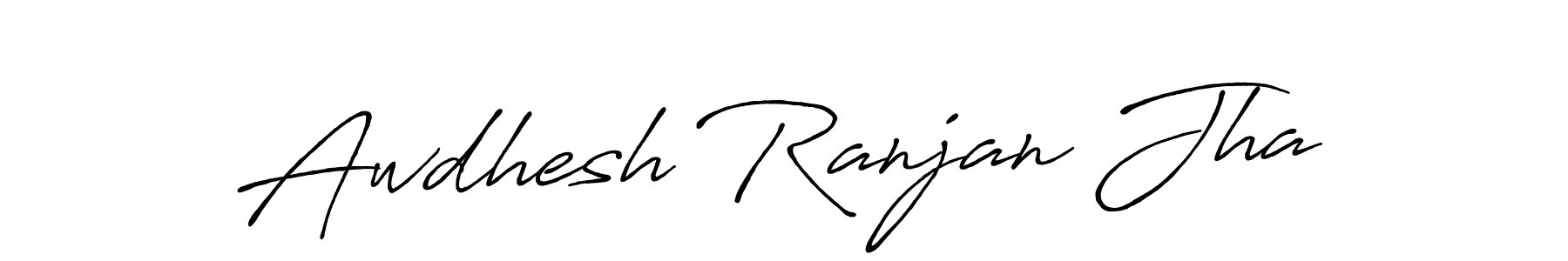 Also we have Awdhesh Ranjan Jha name is the best signature style. Create professional handwritten signature collection using Antro_Vectra_Bolder autograph style. Awdhesh Ranjan Jha signature style 7 images and pictures png