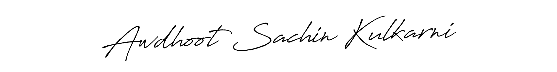 Make a beautiful signature design for name Awdhoot Sachin Kulkarni. Use this online signature maker to create a handwritten signature for free. Awdhoot Sachin Kulkarni signature style 7 images and pictures png