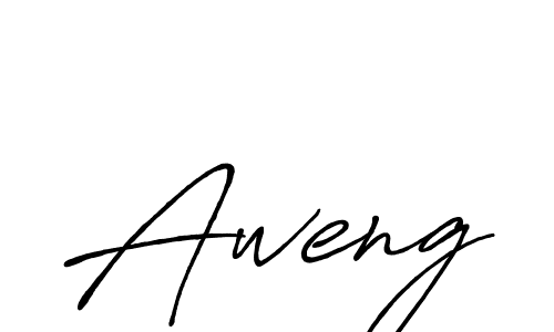 Aweng stylish signature style. Best Handwritten Sign (Antro_Vectra_Bolder) for my name. Handwritten Signature Collection Ideas for my name Aweng. Aweng signature style 7 images and pictures png