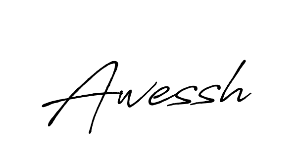 Best and Professional Signature Style for Awessh. Antro_Vectra_Bolder Best Signature Style Collection. Awessh signature style 7 images and pictures png