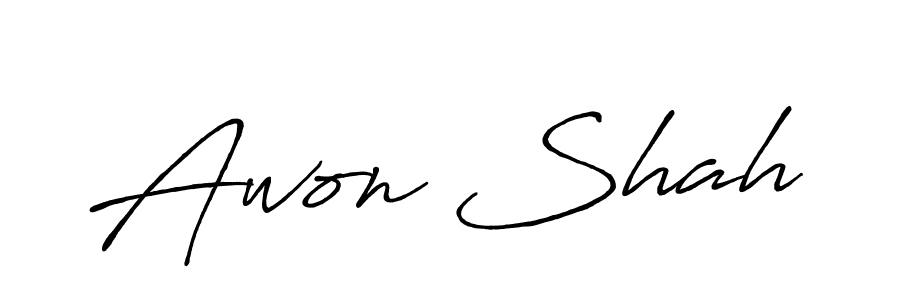 How to Draw Awon Shah signature style? Antro_Vectra_Bolder is a latest design signature styles for name Awon Shah. Awon Shah signature style 7 images and pictures png