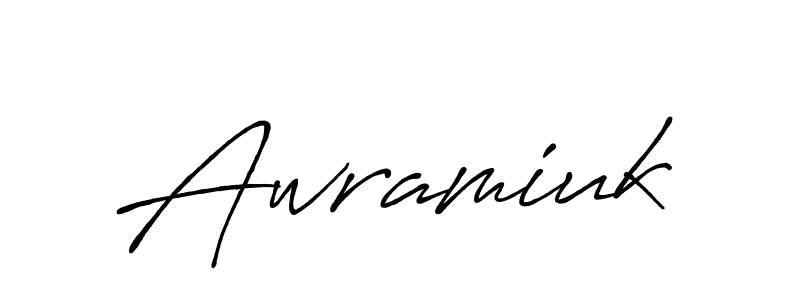 Make a beautiful signature design for name Awramiuk. Use this online signature maker to create a handwritten signature for free. Awramiuk signature style 7 images and pictures png