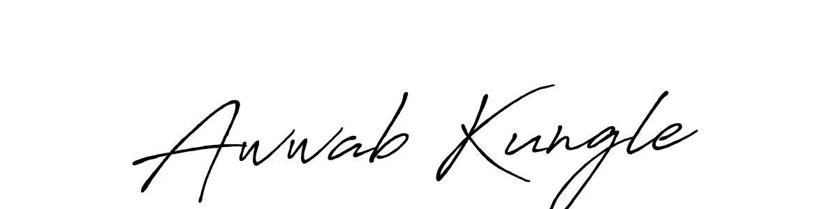 Here are the top 10 professional signature styles for the name Awwab Kungle. These are the best autograph styles you can use for your name. Awwab Kungle signature style 7 images and pictures png