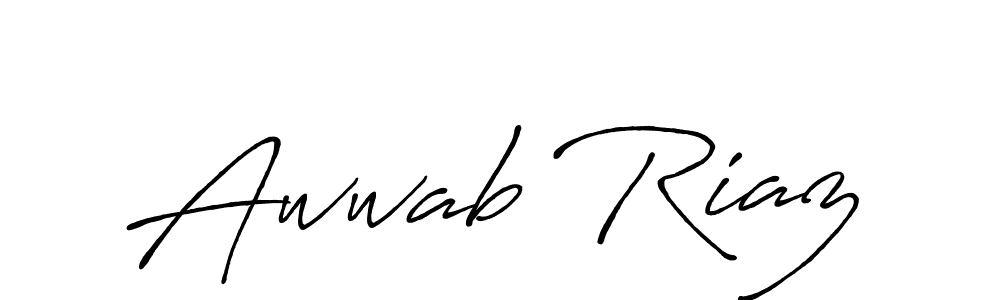 Here are the top 10 professional signature styles for the name Awwab Riaz. These are the best autograph styles you can use for your name. Awwab Riaz signature style 7 images and pictures png