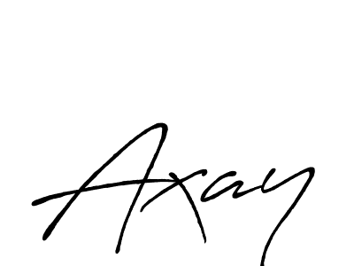 Axay stylish signature style. Best Handwritten Sign (Antro_Vectra_Bolder) for my name. Handwritten Signature Collection Ideas for my name Axay. Axay signature style 7 images and pictures png