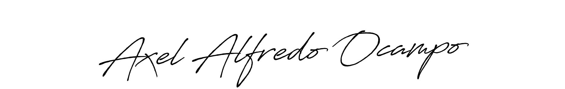 Also You can easily find your signature by using the search form. We will create Axel Alfredo Ocampo name handwritten signature images for you free of cost using Antro_Vectra_Bolder sign style. Axel Alfredo Ocampo signature style 7 images and pictures png