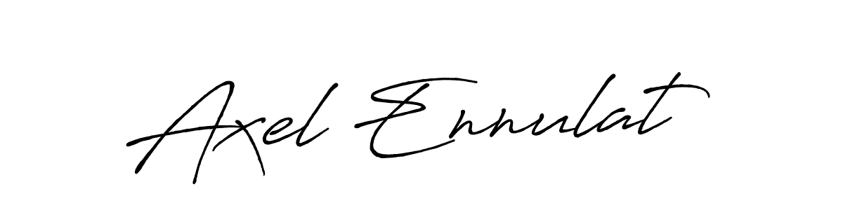 How to make Axel Ennulat name signature. Use Antro_Vectra_Bolder style for creating short signs online. This is the latest handwritten sign. Axel Ennulat signature style 7 images and pictures png