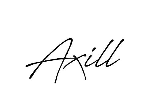 Also we have Axill name is the best signature style. Create professional handwritten signature collection using Antro_Vectra_Bolder autograph style. Axill signature style 7 images and pictures png