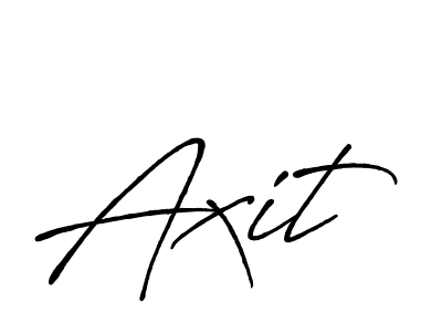 How to Draw Axit signature style? Antro_Vectra_Bolder is a latest design signature styles for name Axit. Axit signature style 7 images and pictures png