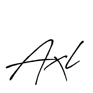 How to make Axl signature? Antro_Vectra_Bolder is a professional autograph style. Create handwritten signature for Axl name. Axl signature style 7 images and pictures png