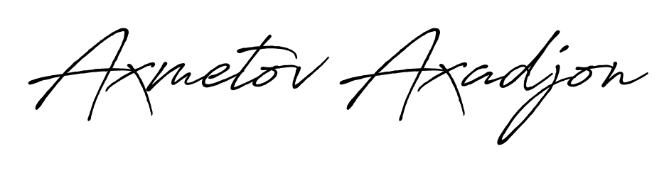 Make a beautiful signature design for name Axmetov Axadjon. Use this online signature maker to create a handwritten signature for free. Axmetov Axadjon signature style 7 images and pictures png