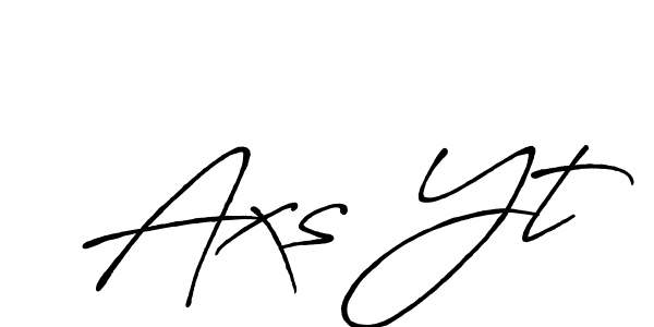 You should practise on your own different ways (Antro_Vectra_Bolder) to write your name (Axs Yt) in signature. don't let someone else do it for you. Axs Yt signature style 7 images and pictures png