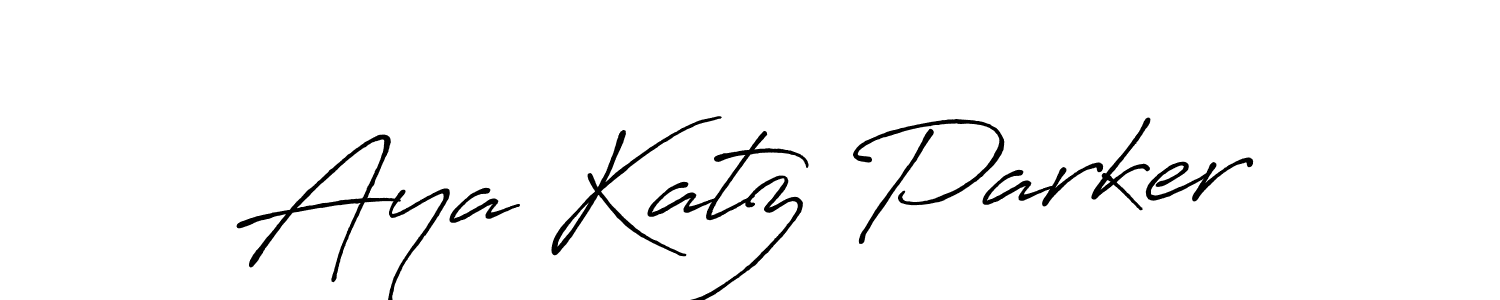 Antro_Vectra_Bolder is a professional signature style that is perfect for those who want to add a touch of class to their signature. It is also a great choice for those who want to make their signature more unique. Get Aya Katz Parker name to fancy signature for free. Aya Katz Parker signature style 7 images and pictures png