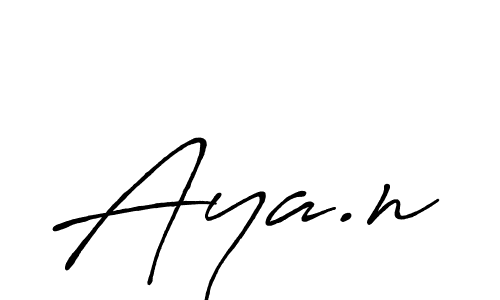 The best way (Antro_Vectra_Bolder) to make a short signature is to pick only two or three words in your name. The name Aya.n include a total of six letters. For converting this name. Aya.n signature style 7 images and pictures png