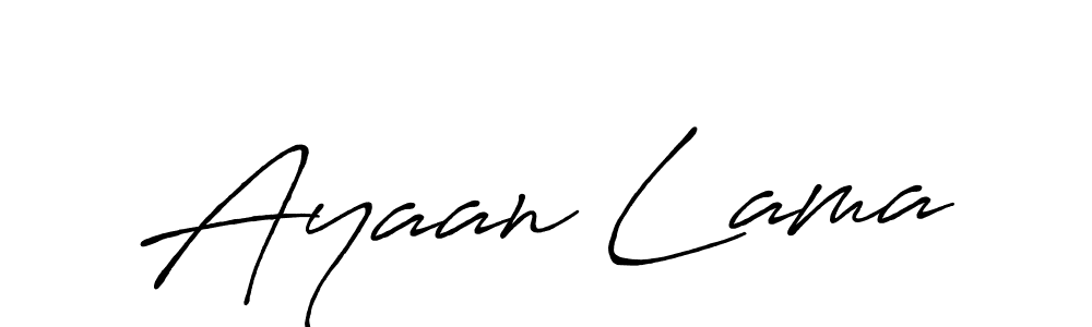 Make a beautiful signature design for name Ayaan Lama. Use this online signature maker to create a handwritten signature for free. Ayaan Lama signature style 7 images and pictures png